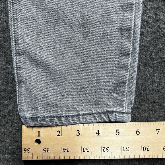 Vintage Levi's 501 Jeans Women's Size 5 (23x30) Gray USA Made 80's Button Fly - Picture 11 of 14